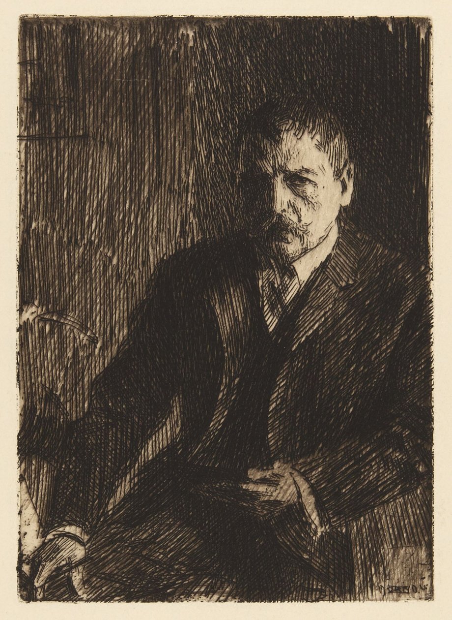 Autoritratto II, 1904 da Anders Leonard Zorn