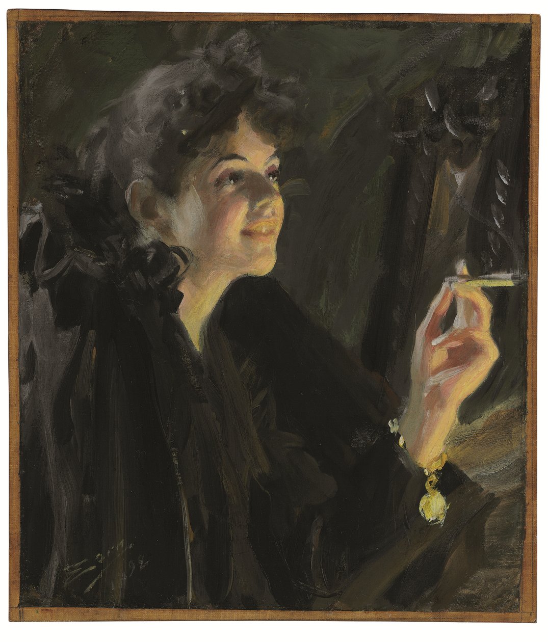 The Cigarette Girl da Anders Leonard Zorn