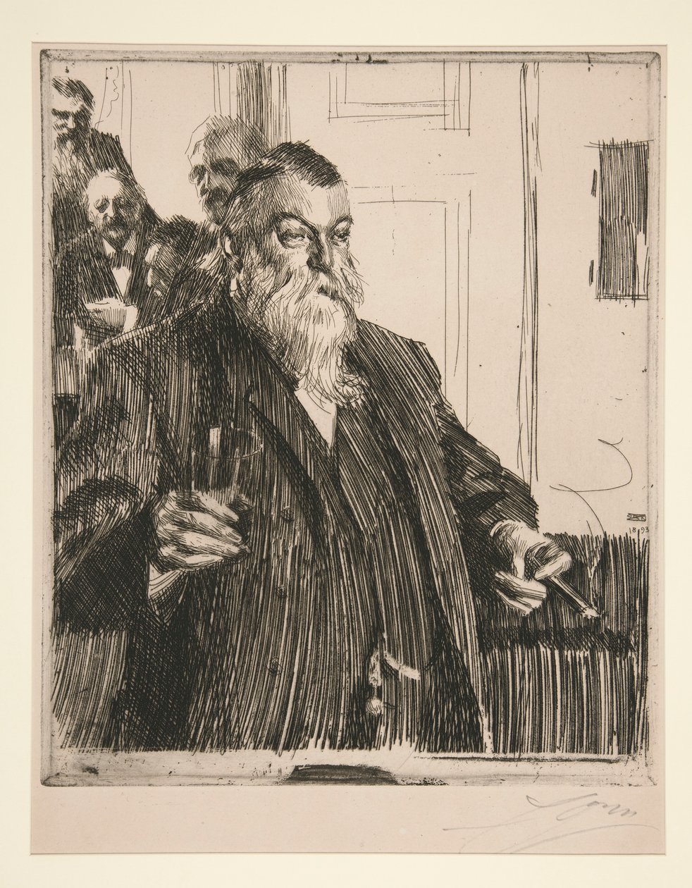 Un brindisi II da Anders Leonard Zorn