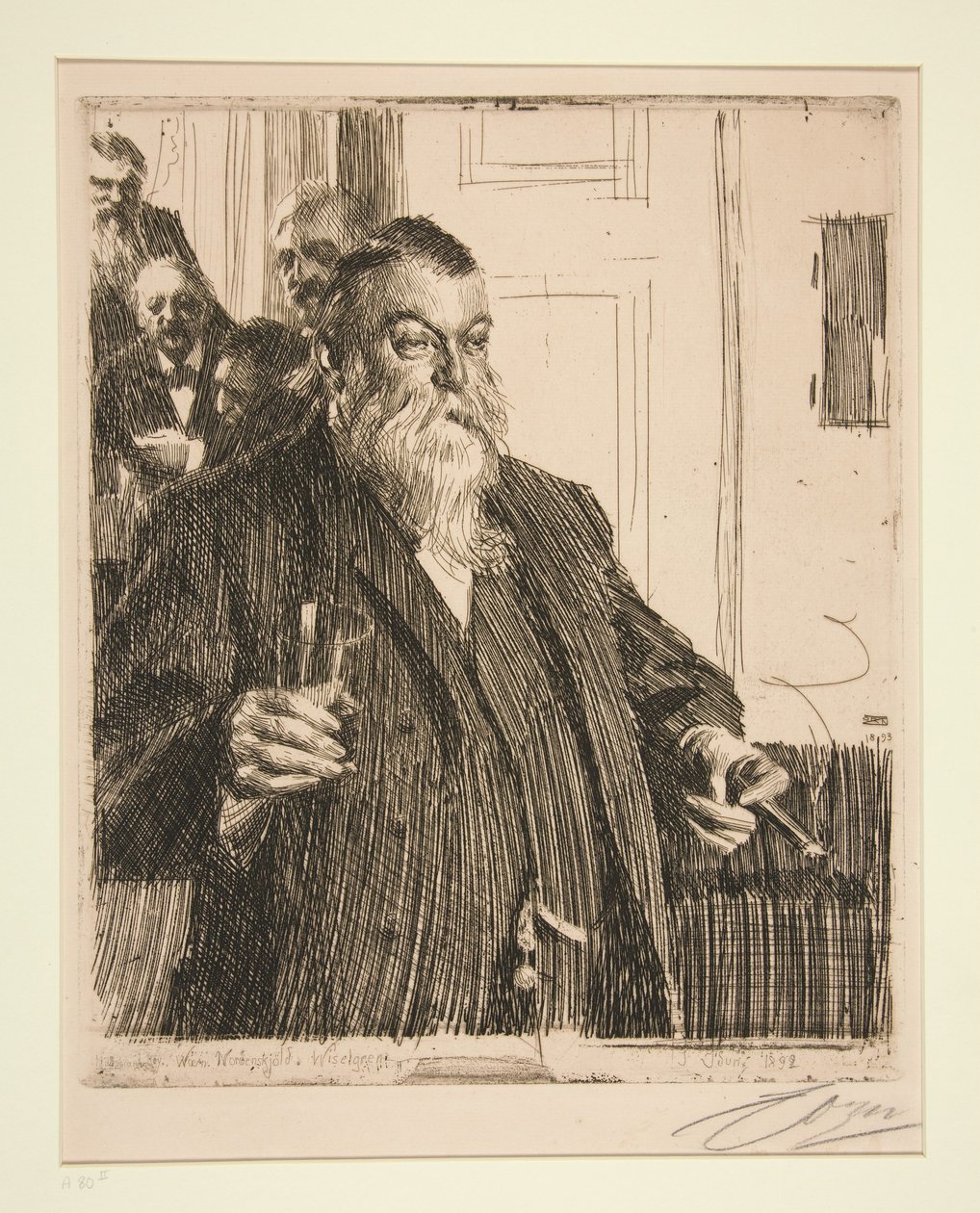 Un brindisi II da Anders Zorn