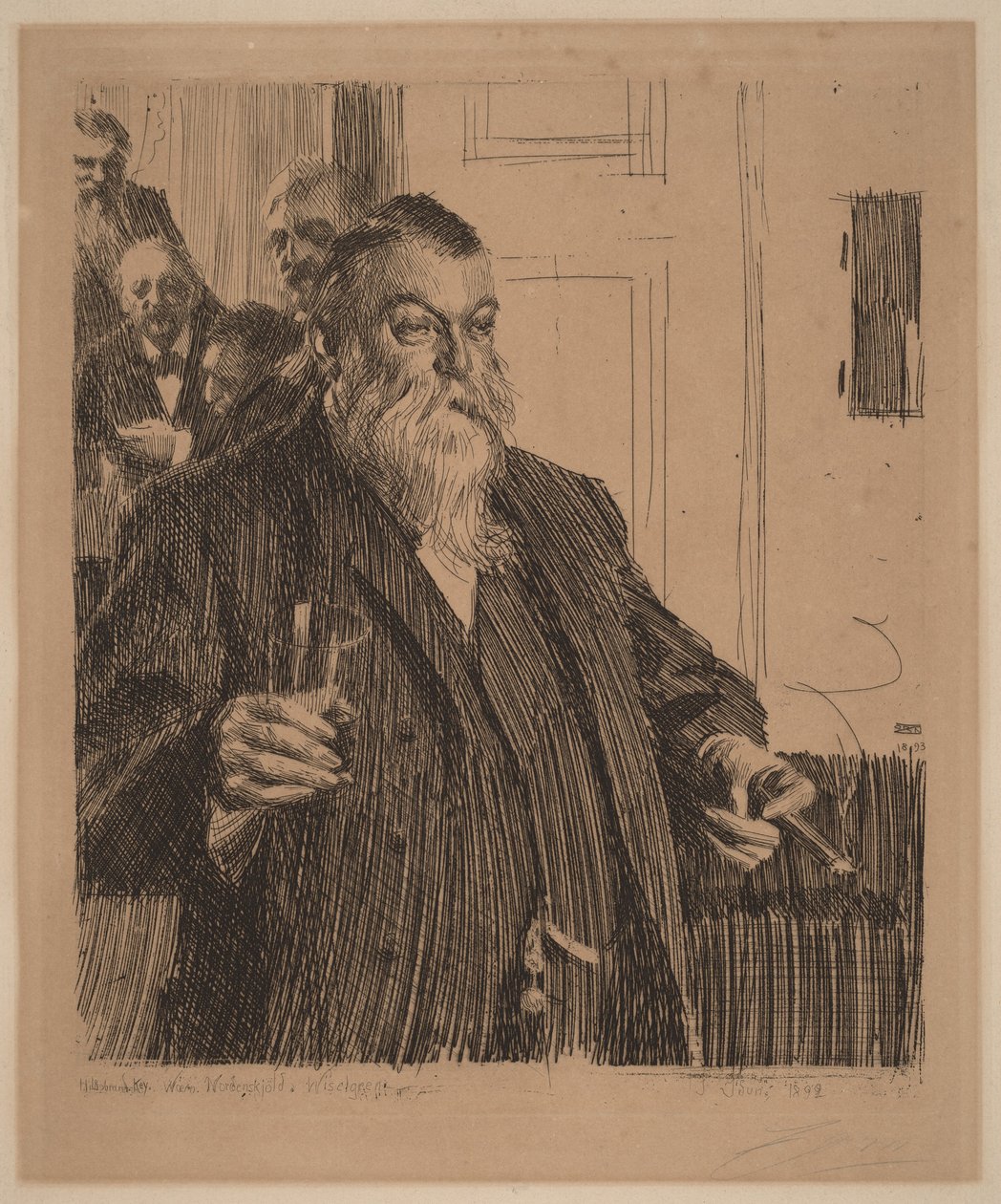 Un brindisi II da Anders Zorn