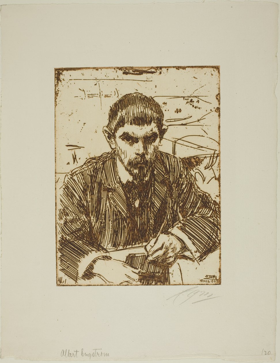Albert Engström da Anders Leonard Zorn