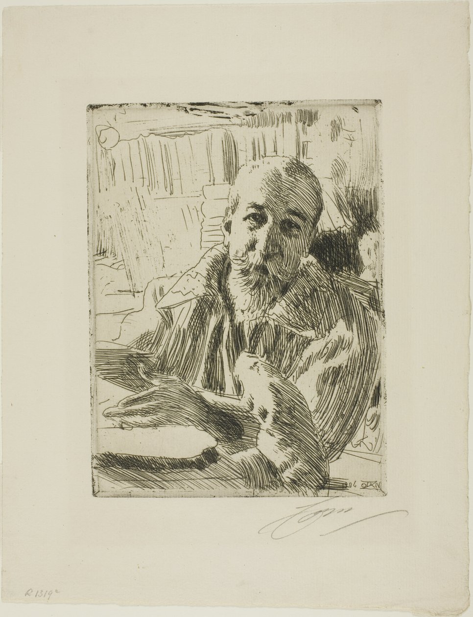 Anatole France da Anders Leonard Zorn
