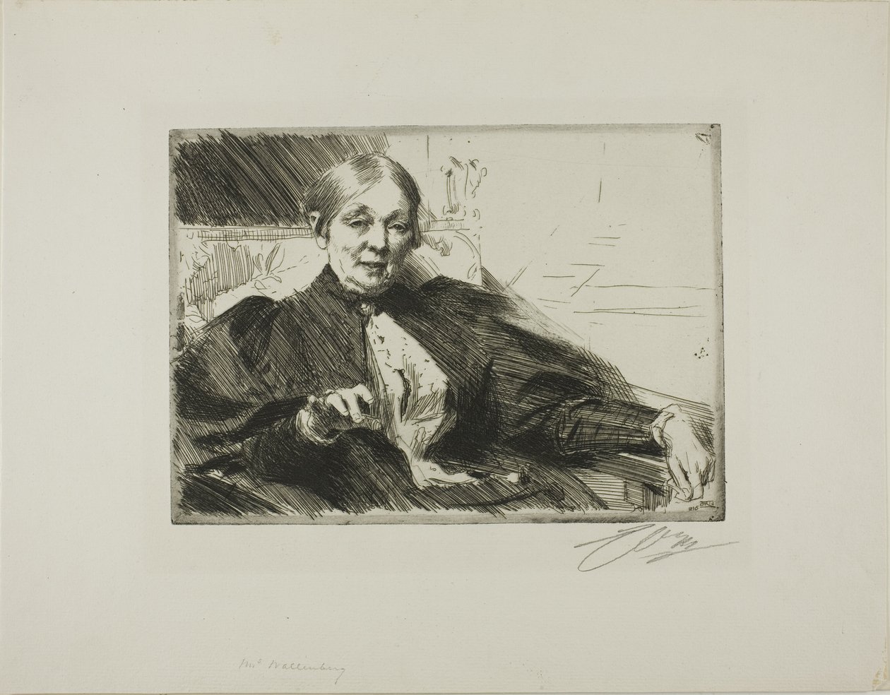 Anna Wallenberg da Anders Leonard Zorn