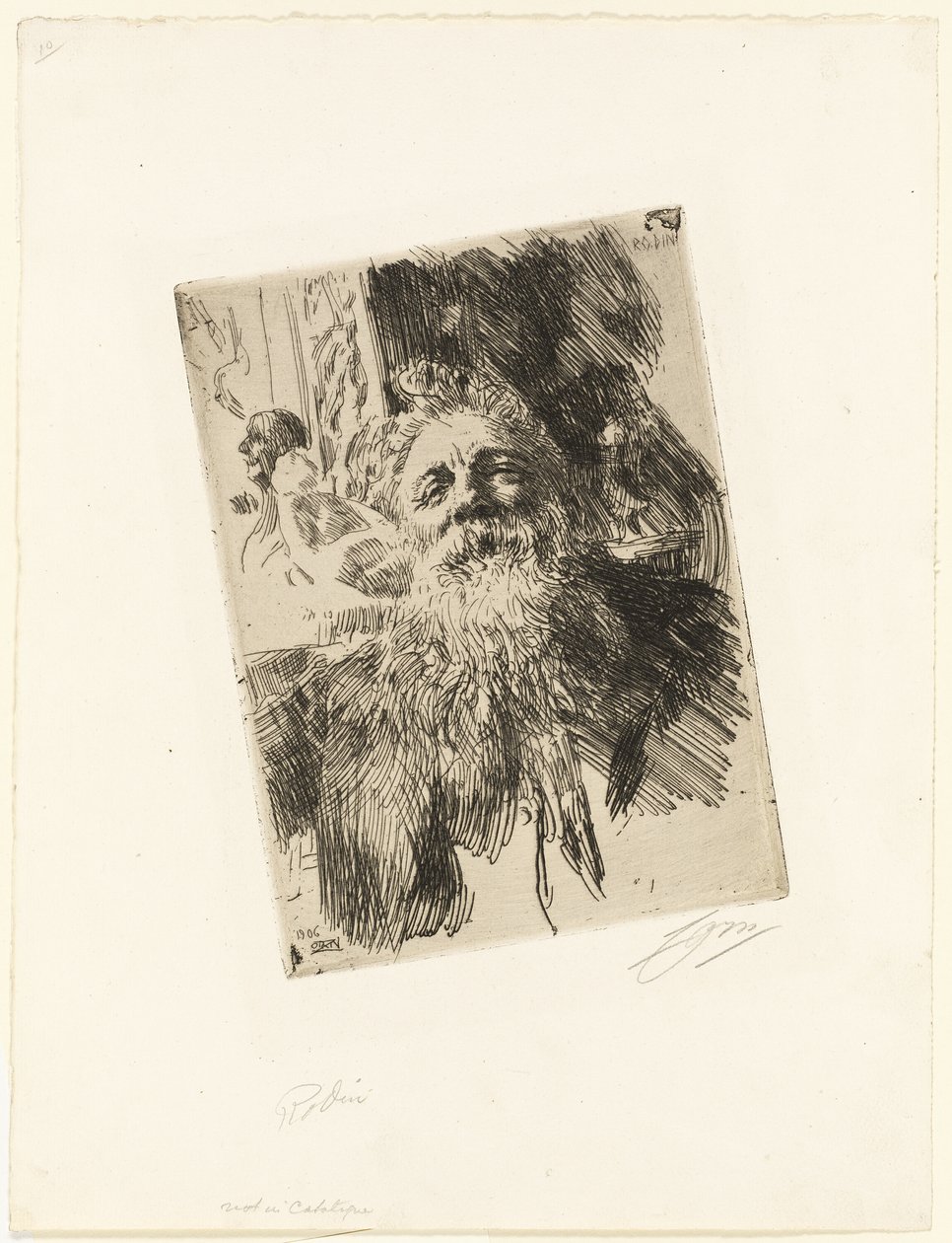 Auguste Rodin da Anders Leonard Zorn
