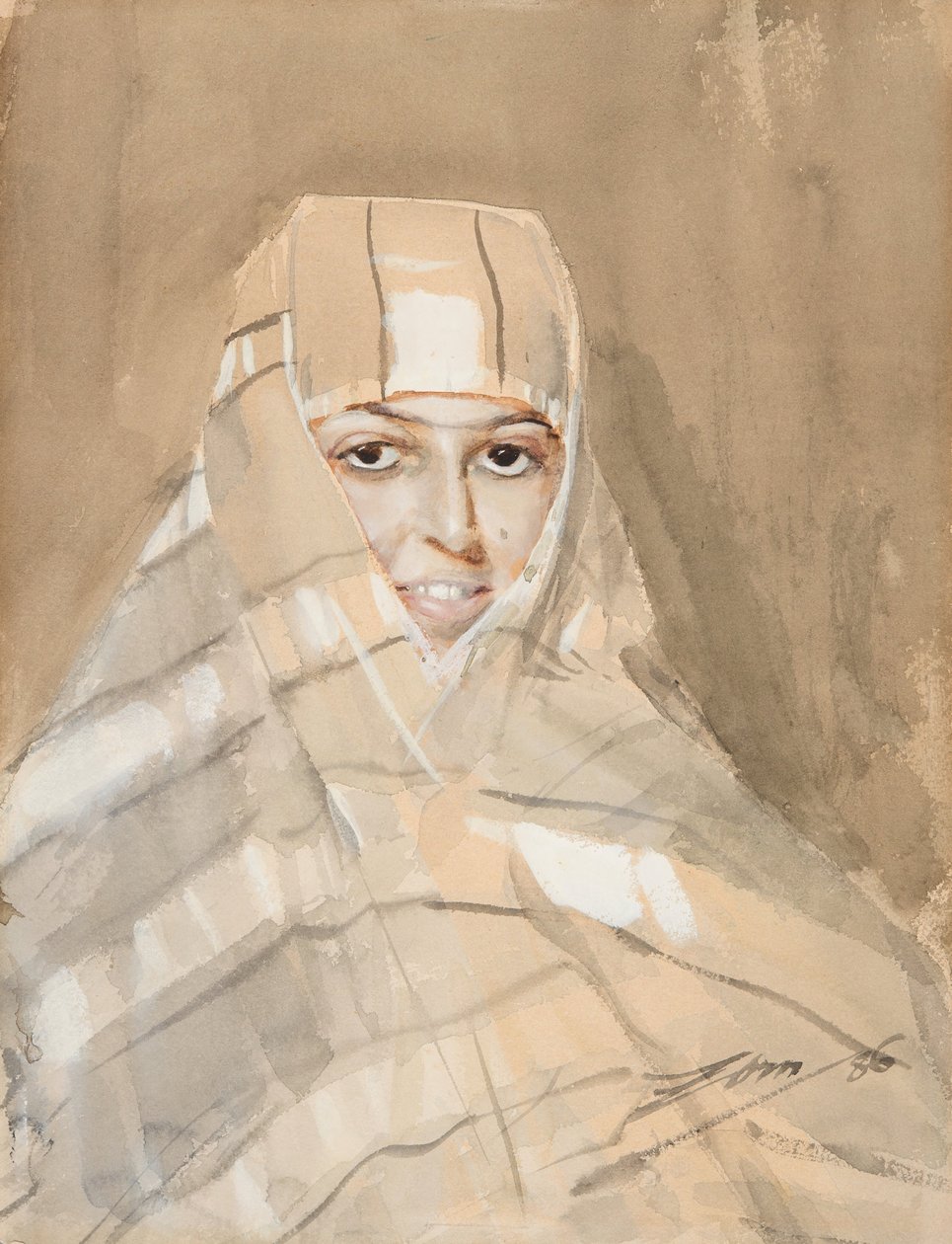 Ragazza beduina da Anders Zorn