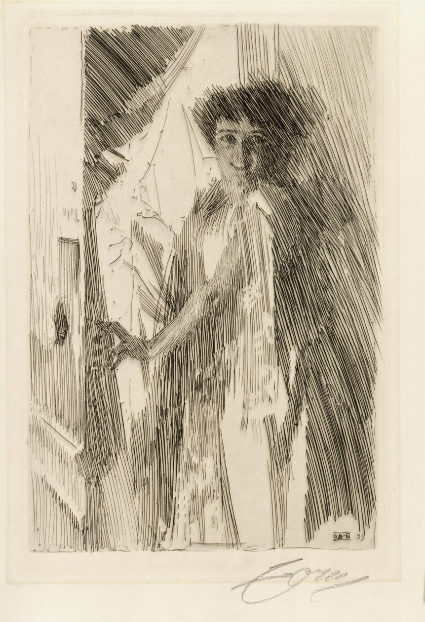 Ritratto della danzatrice Rosita Mauri da Anders Zorn