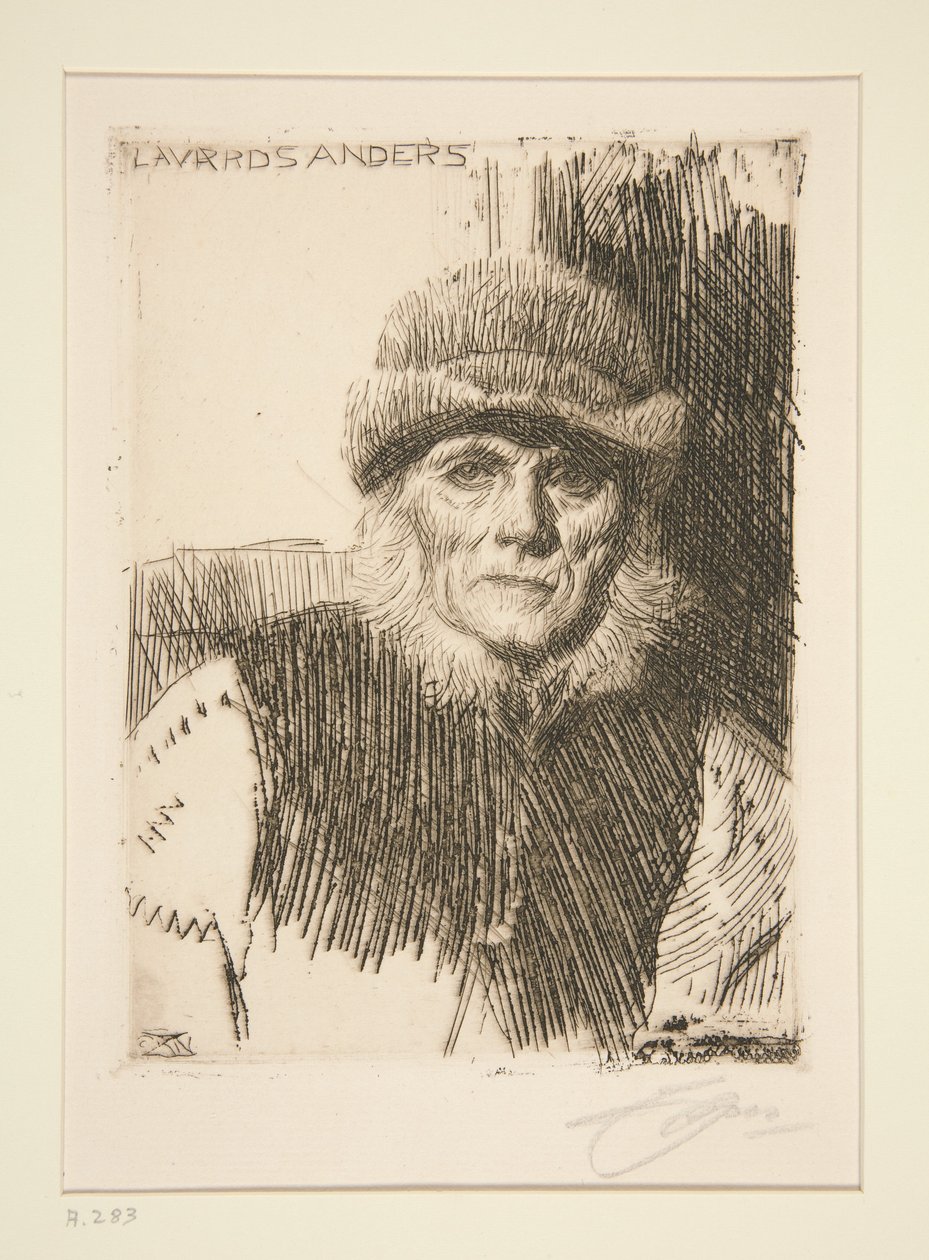 Contadino della Dalarna da Anders Zorn