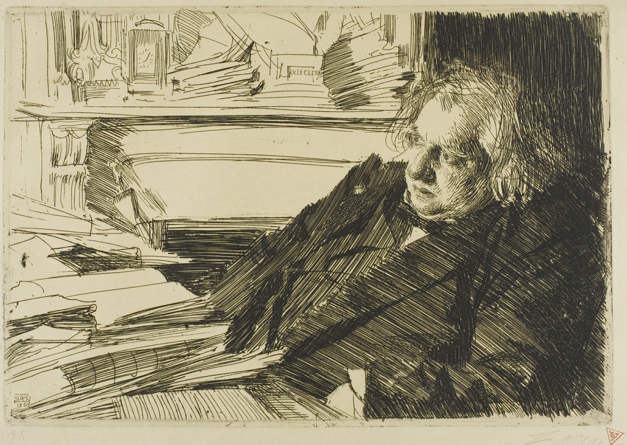 Ernest Renan da Anders Leonard Zorn