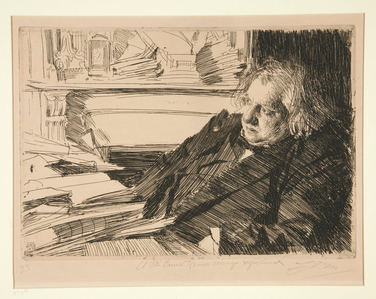 Ernest Renan da Anders Leonard Zorn