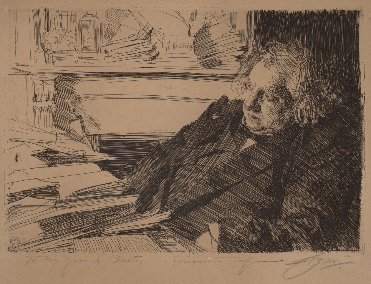 Ernest Renan da Anders Zorn