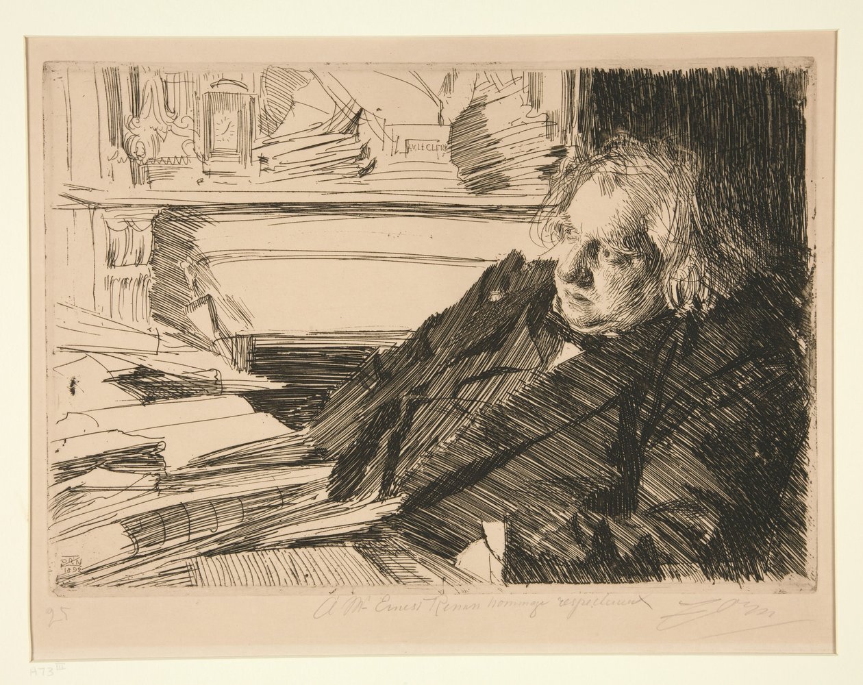 Ernest Renan da Anders Zorn