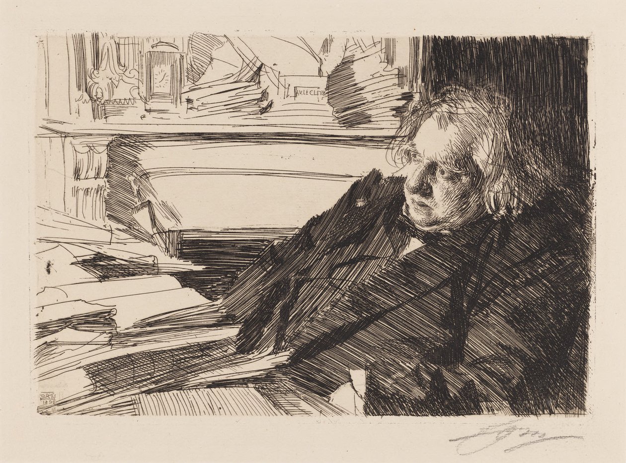 Ernest Renan da Anders Zorn