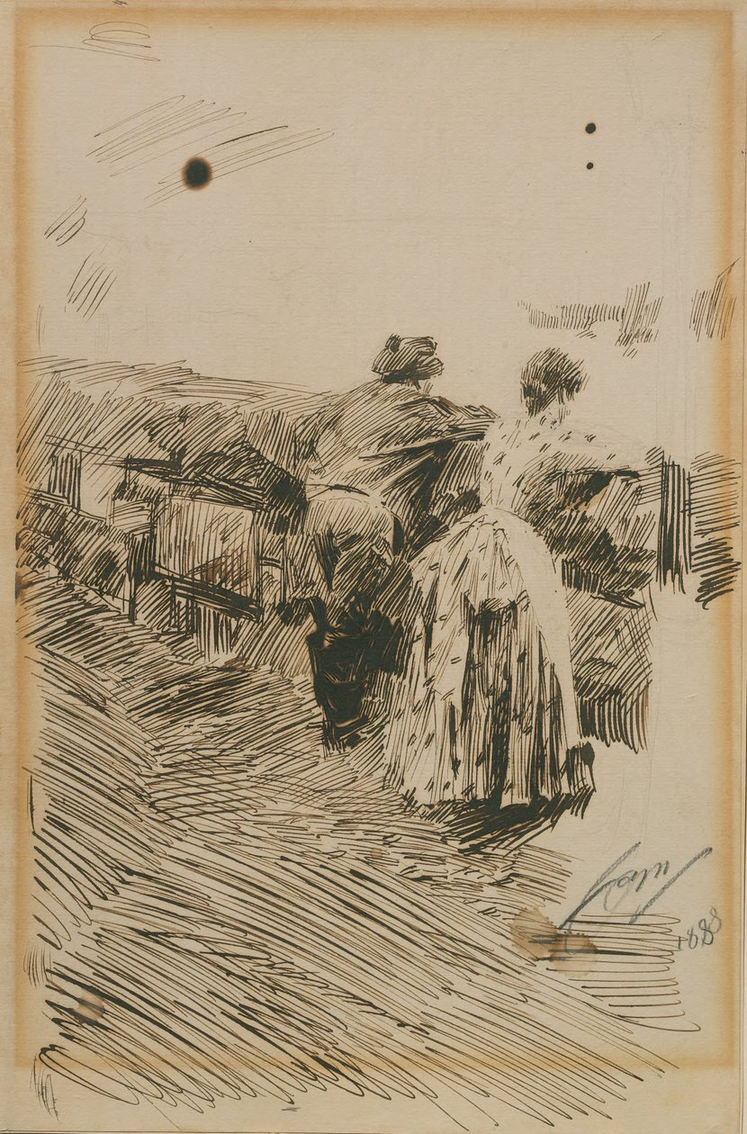 Pescatori a St Ives da Anders Zorn