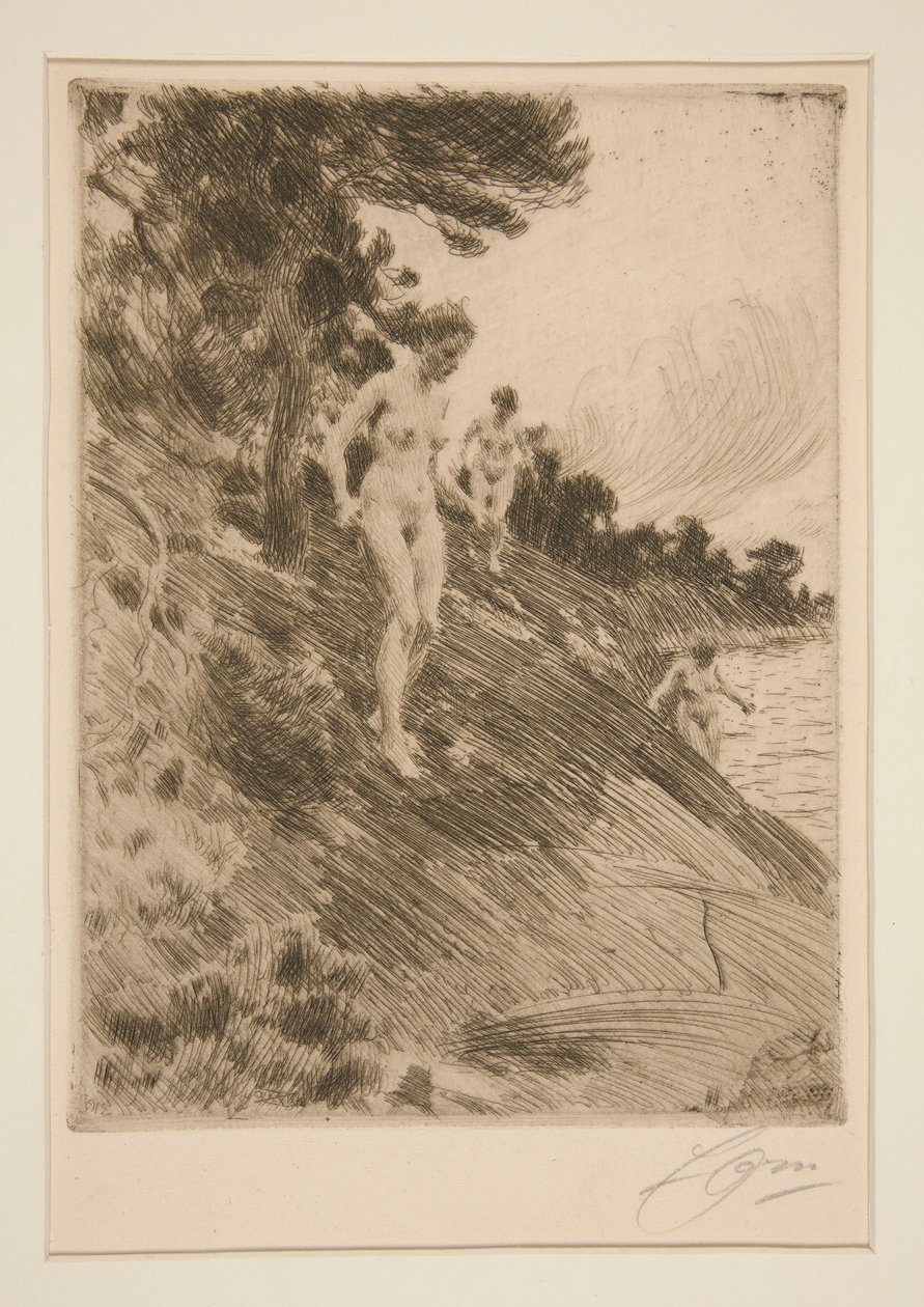 Spaventato da Anders Leonard Zorn