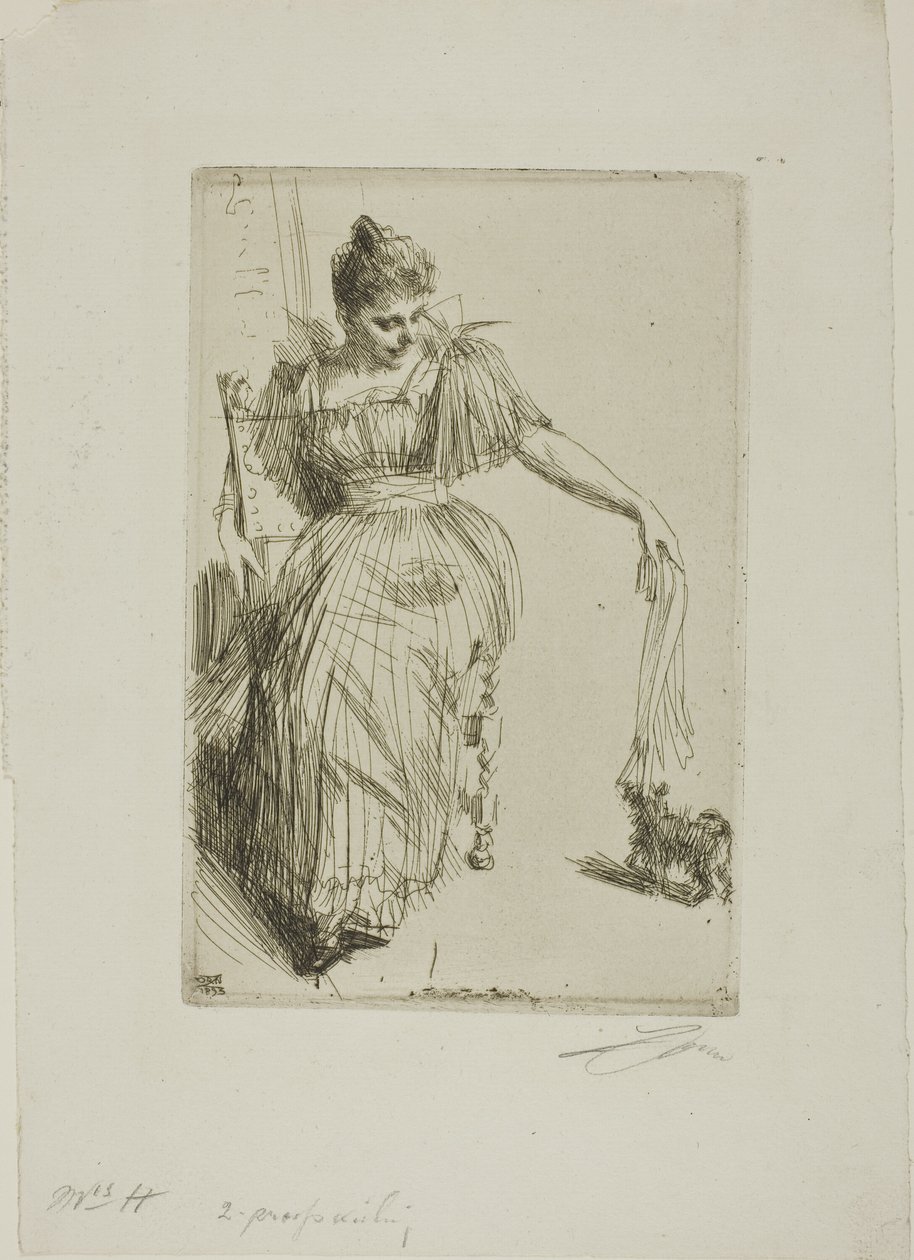 Gerda Hagborg II da Anders Leonard Zorn
