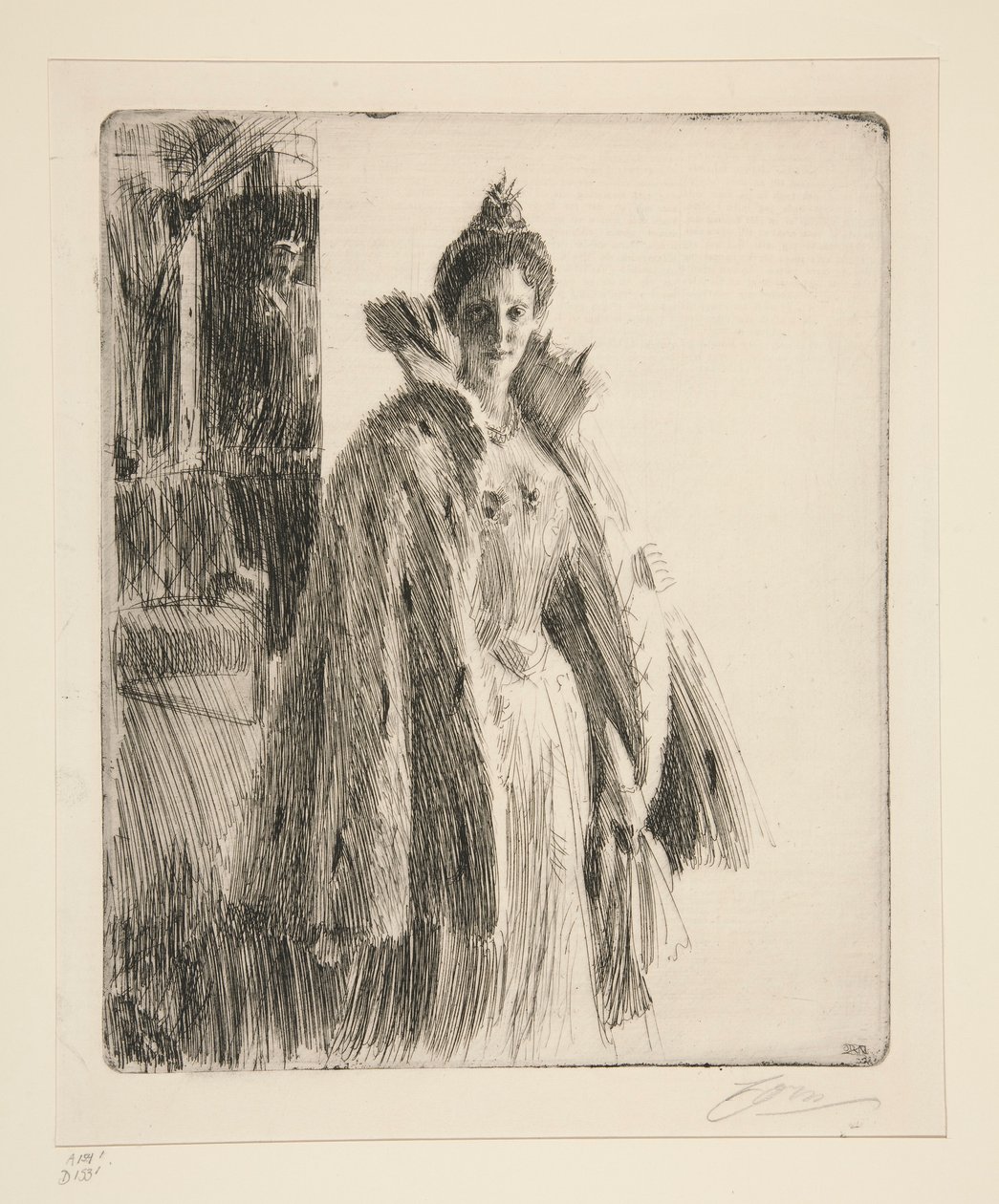 S.A.R. Principessa Ingeborg di Svezia II da Anders Leonard Zorn