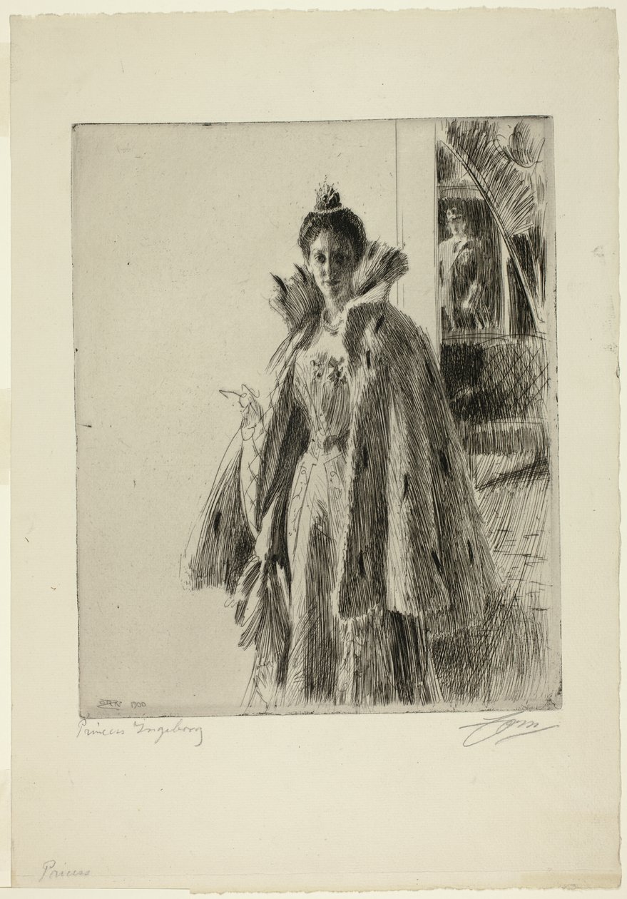 S.A.R. Principessa Ingeborg di Svezia I da Anders Leonard Zorn