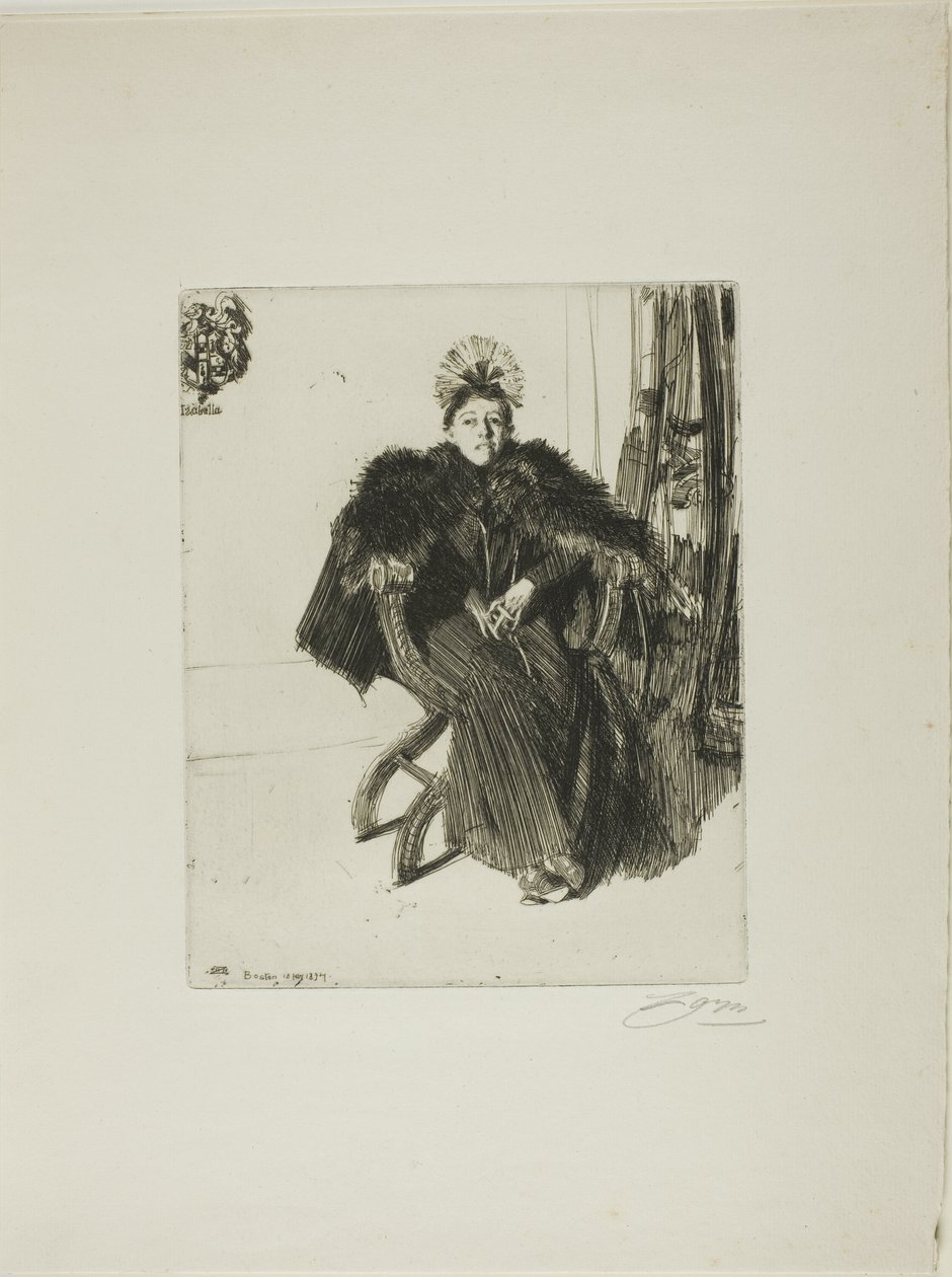 Isabella Gardener da Anders Leonard Zorn