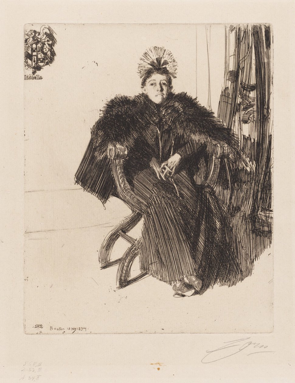 Isabella Gardner da Anders Zorn