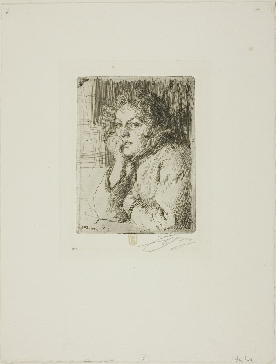 Kesti, un contadino di Mora da Anders Leonard Zorn