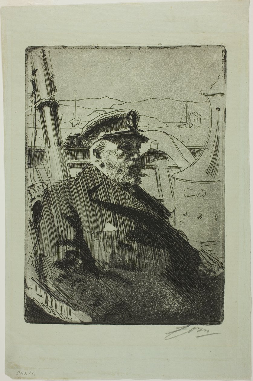 Re Oscar II (Seconda tavola) da Anders Leonard Zorn