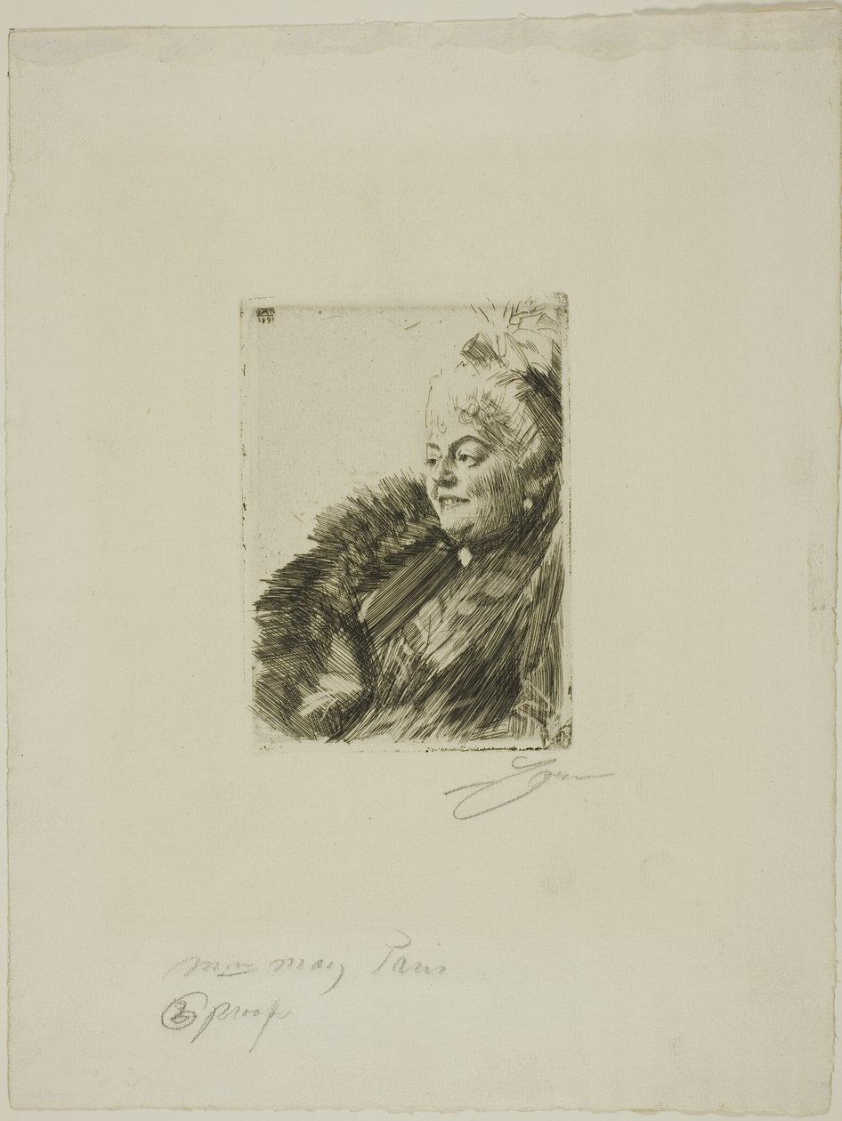 Mme Georges May II da Anders Leonard Zorn