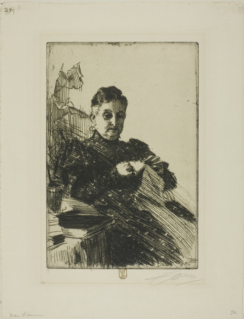 Mme Lamm II da Anders Leonard Zorn