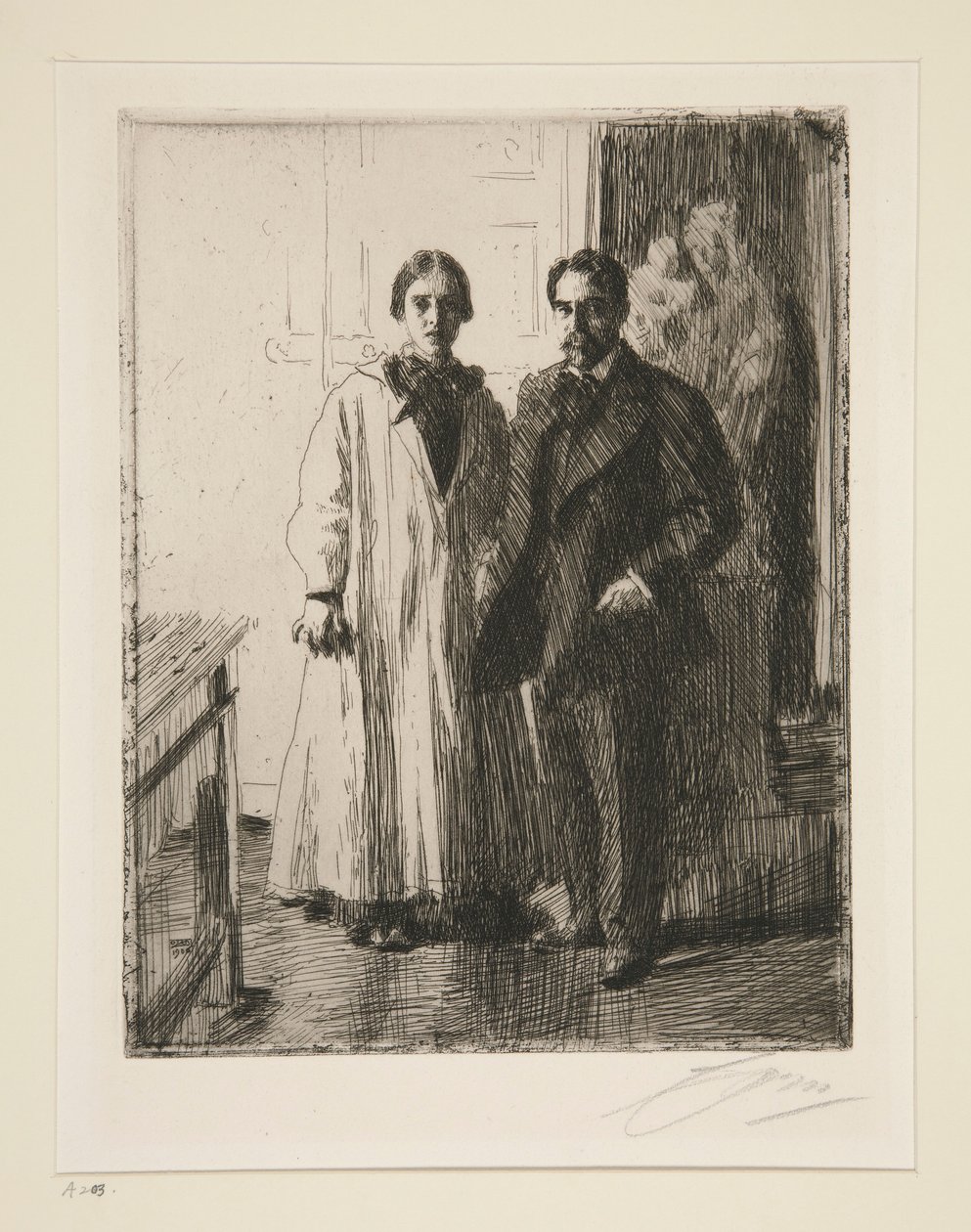 Il signor e la signora Atherton Curtis da Anders Leonard Zorn