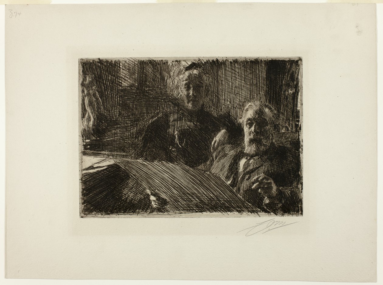 Il signor e la signora Fürstenberg da Anders Leonard Zorn