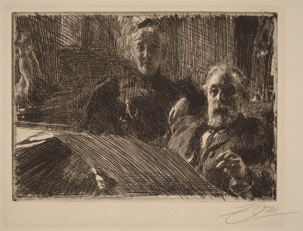 Il signor e la signora Furstenburg da Anders Zorn