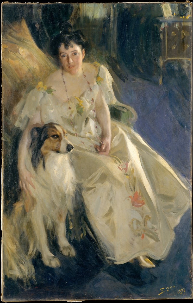 Signora Walter Rathbone Bacon (Virginia Purdy Barker, 1862-1919) da Anders Zorn