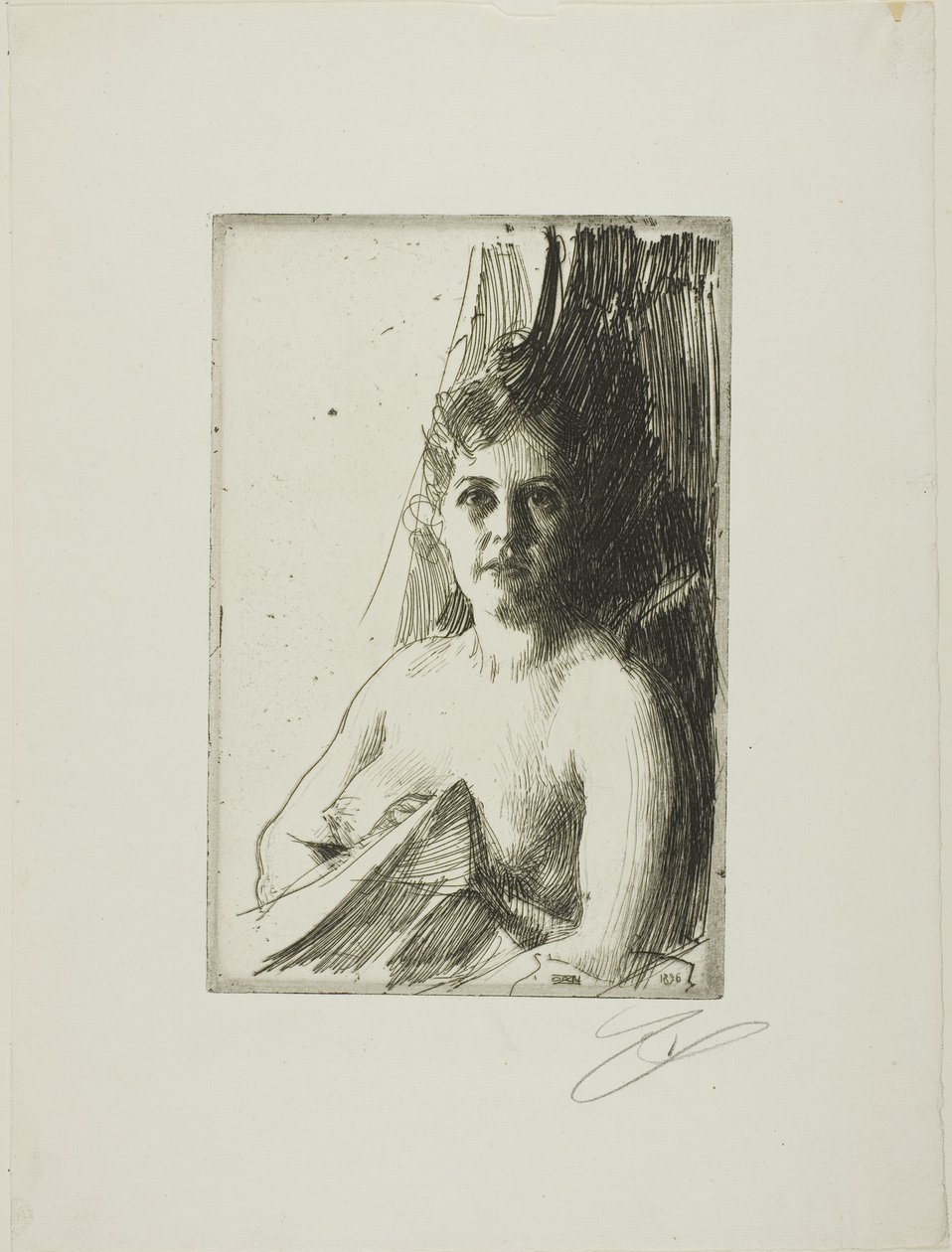 Studio di nudo III da Anders Leonard Zorn