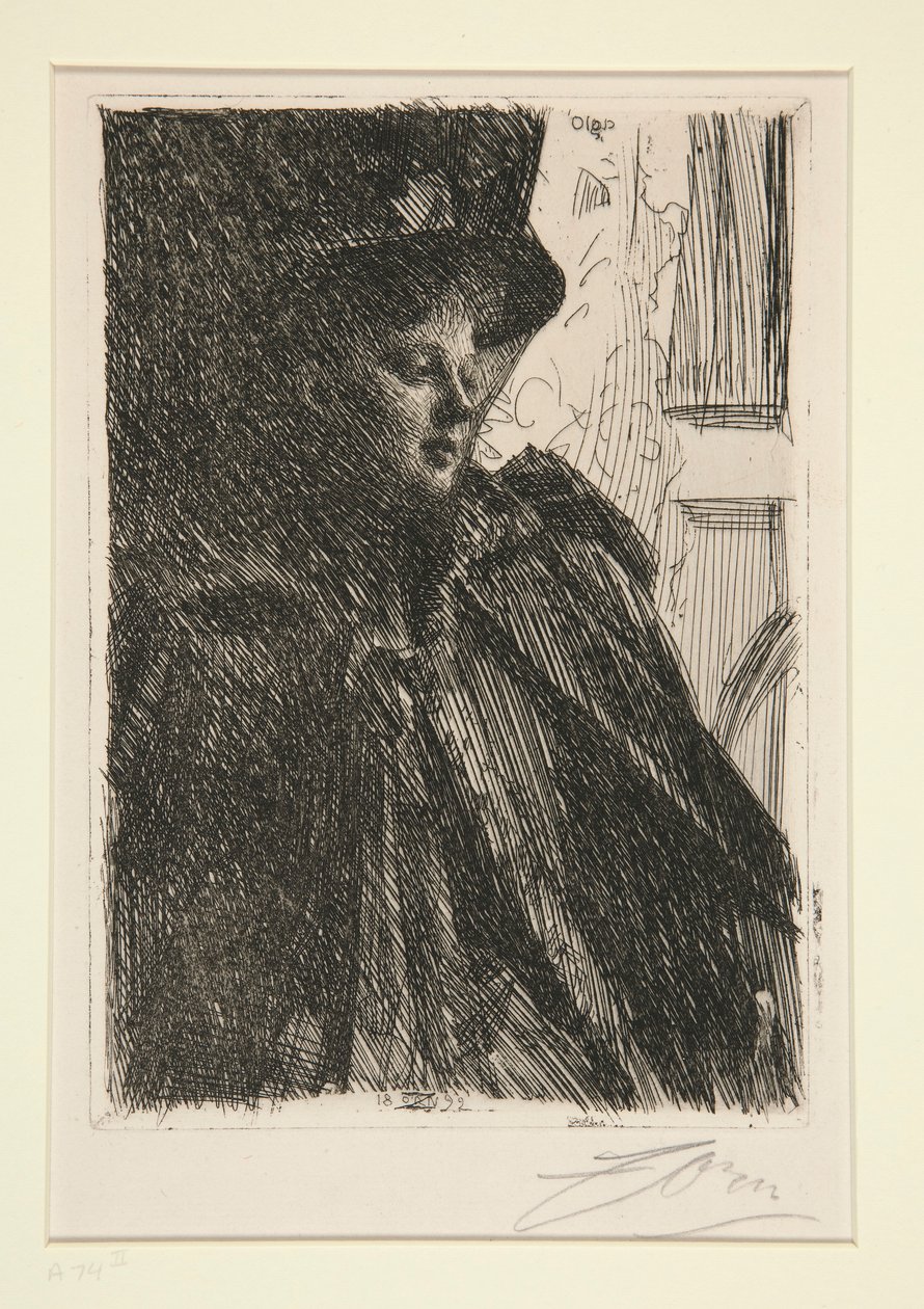 Olga Bratt da Anders Leonard Zorn