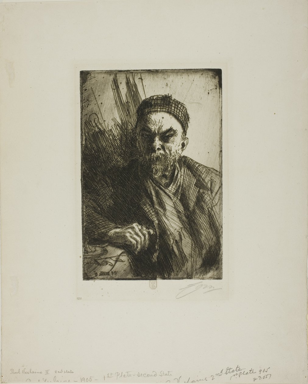 Paul Verlaine II da Anders Leonard Zorn