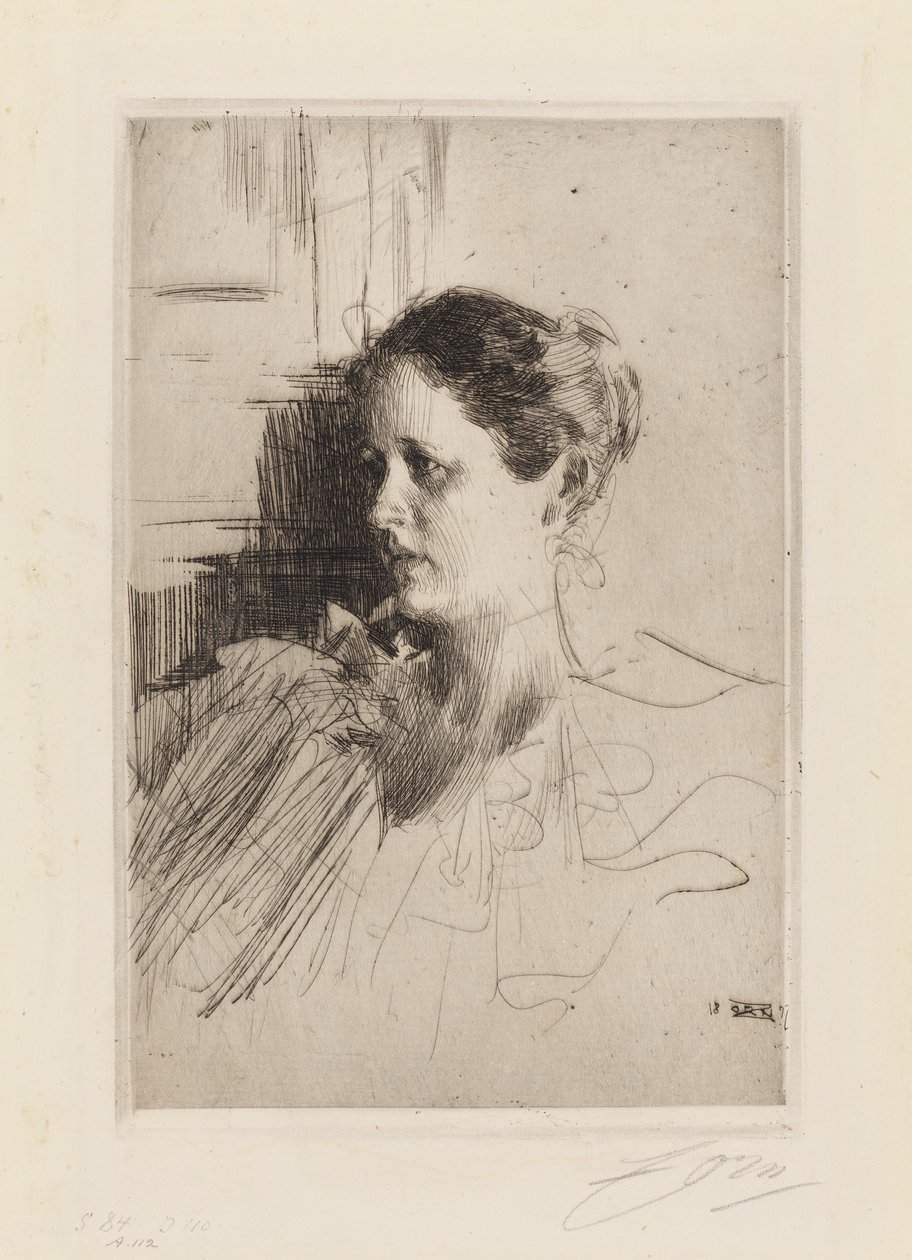Ritratto della signora Ch. Nagel da Anders Zorn