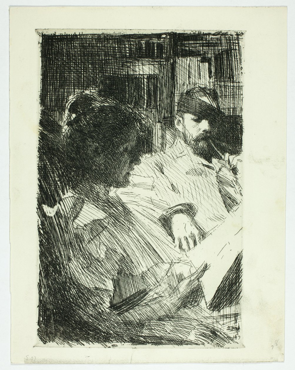 Lettura (Mr. e Mrs. Ch. Deering) da Anders Leonard Zorn