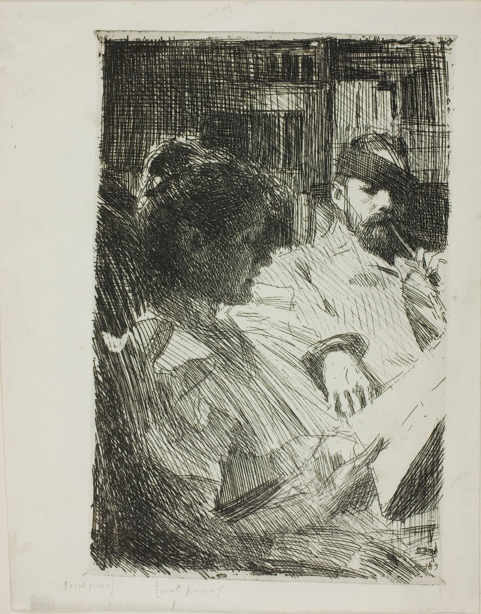 Lettura (Mr. e Mrs. Ch. Deering) da Anders Zorn
