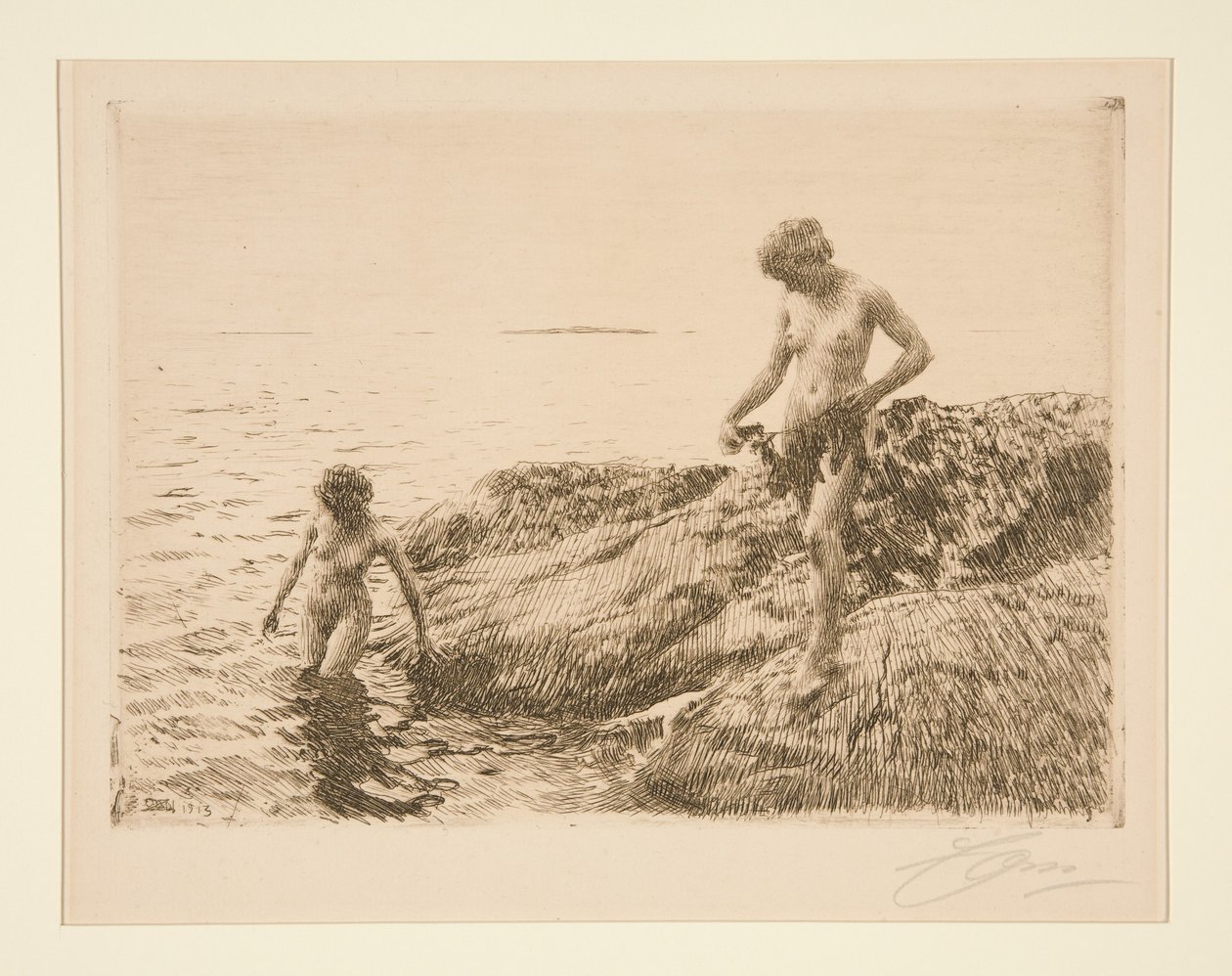 Iscoli verso il mare da Anders Zorn