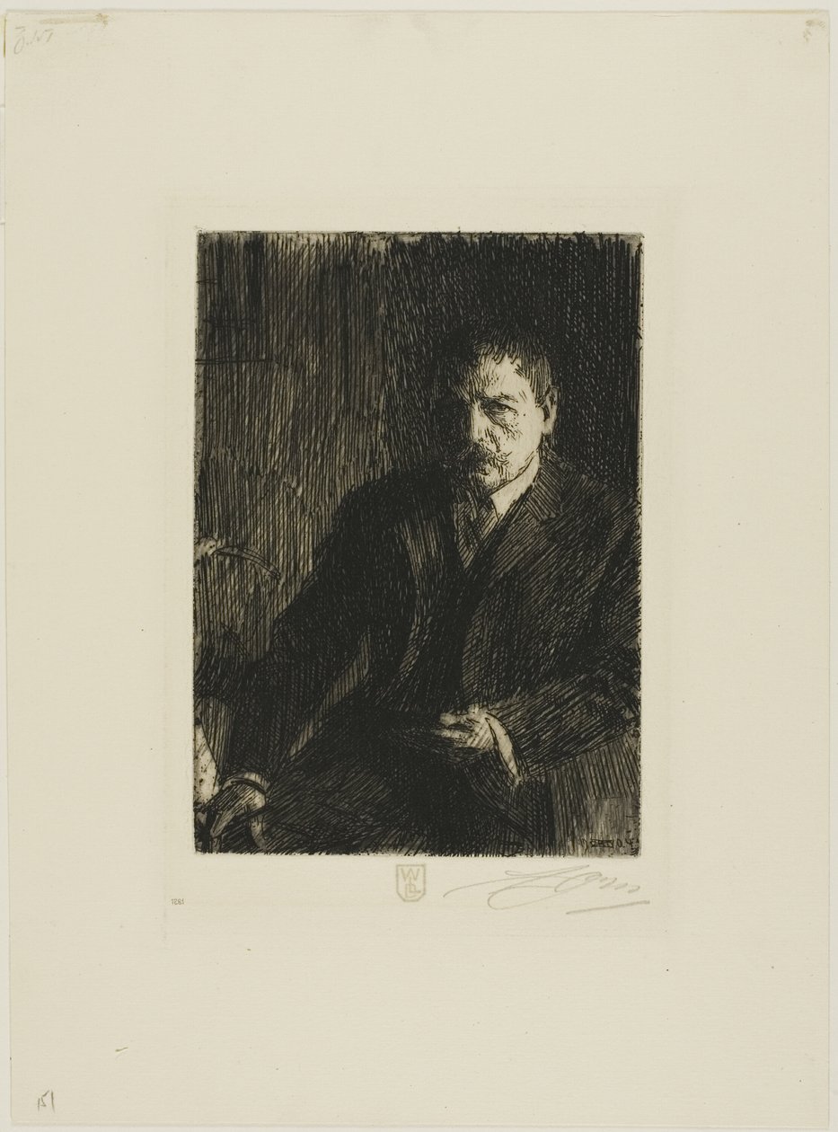 Autoritratto 1904 I da Anders Leonard Zorn