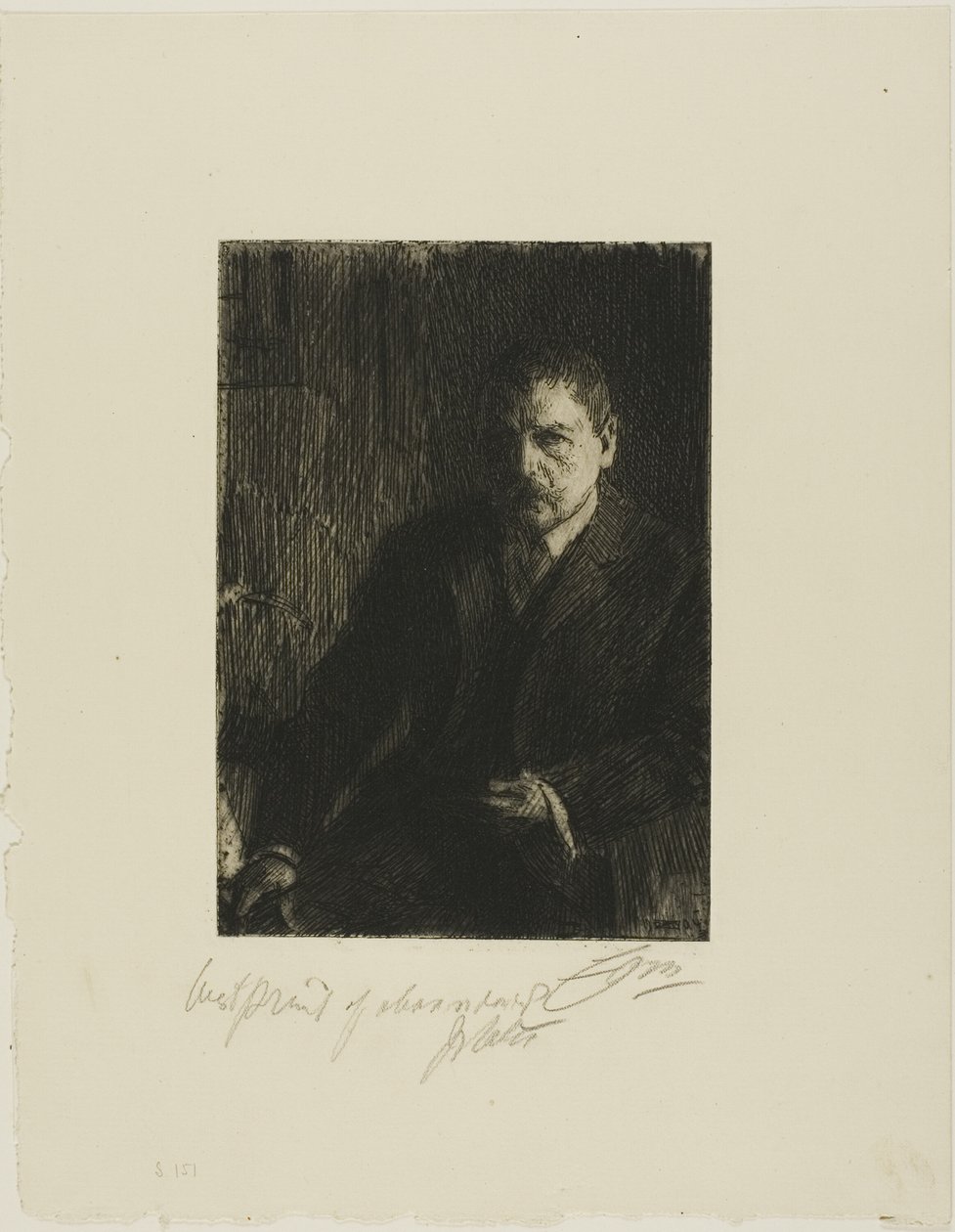 Autoritratto 1904 I da Anders Leonard Zorn