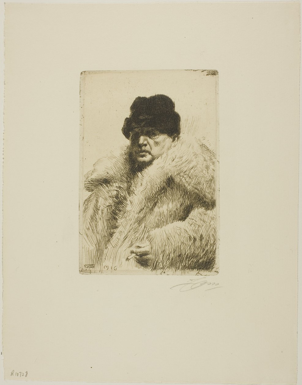 Autoritratto 1916 da Anders Leonard Zorn