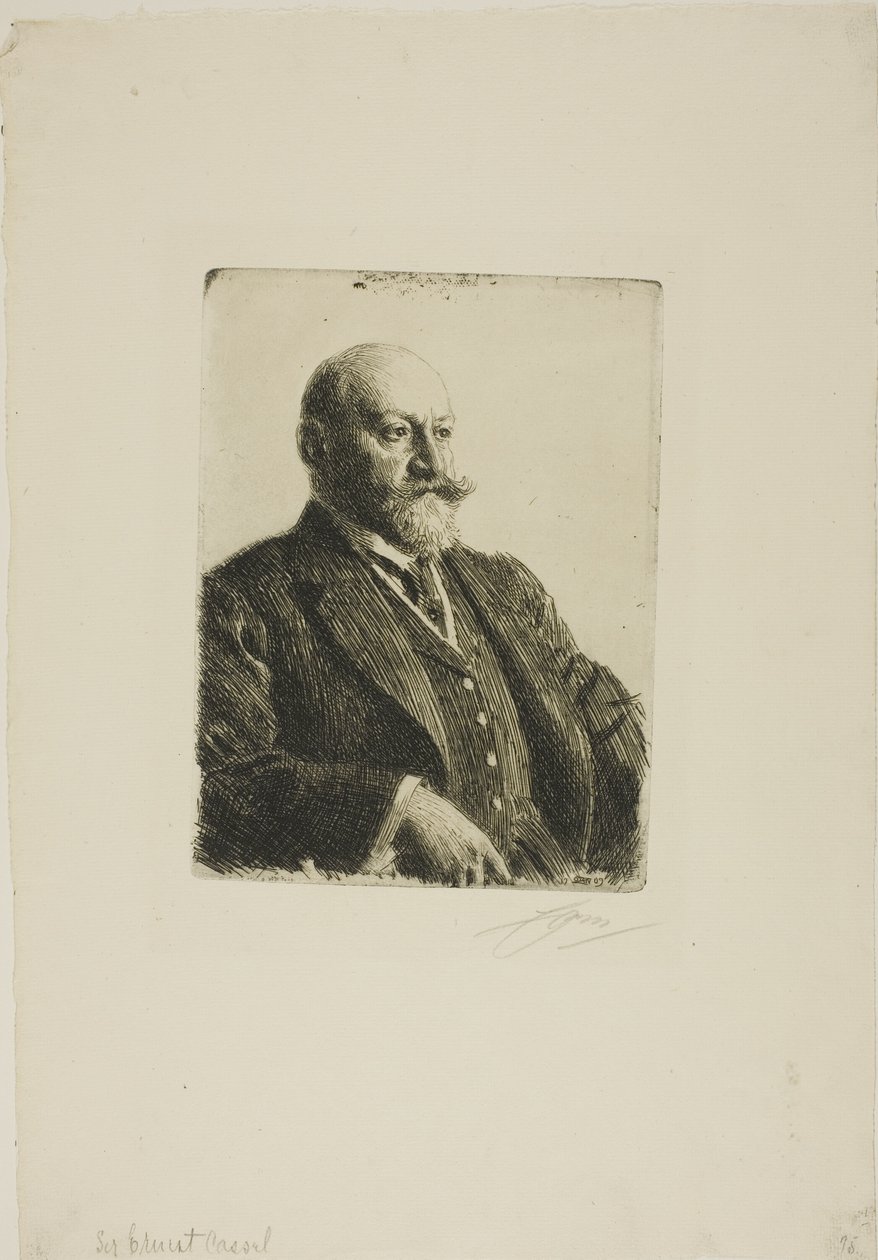 Sir Ernest Cassel da Anders Leonard Zorn