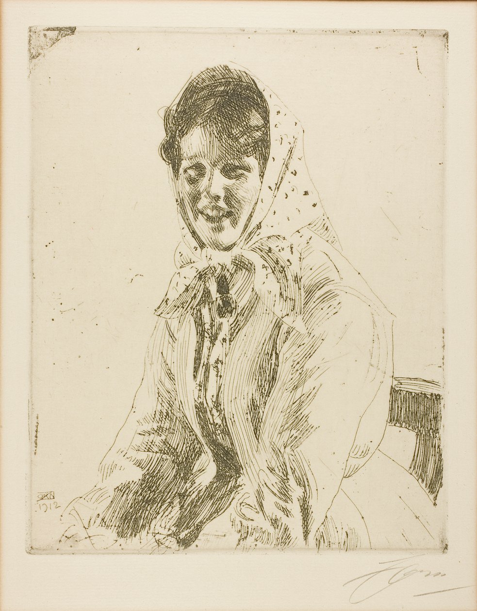 Skerikulla (Una ragazza Skeri) da Anders Leonard Zorn
