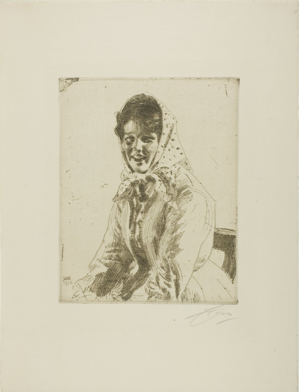Skerikulla (Una Ragazza Skeri) da Anders Leonard Zorn