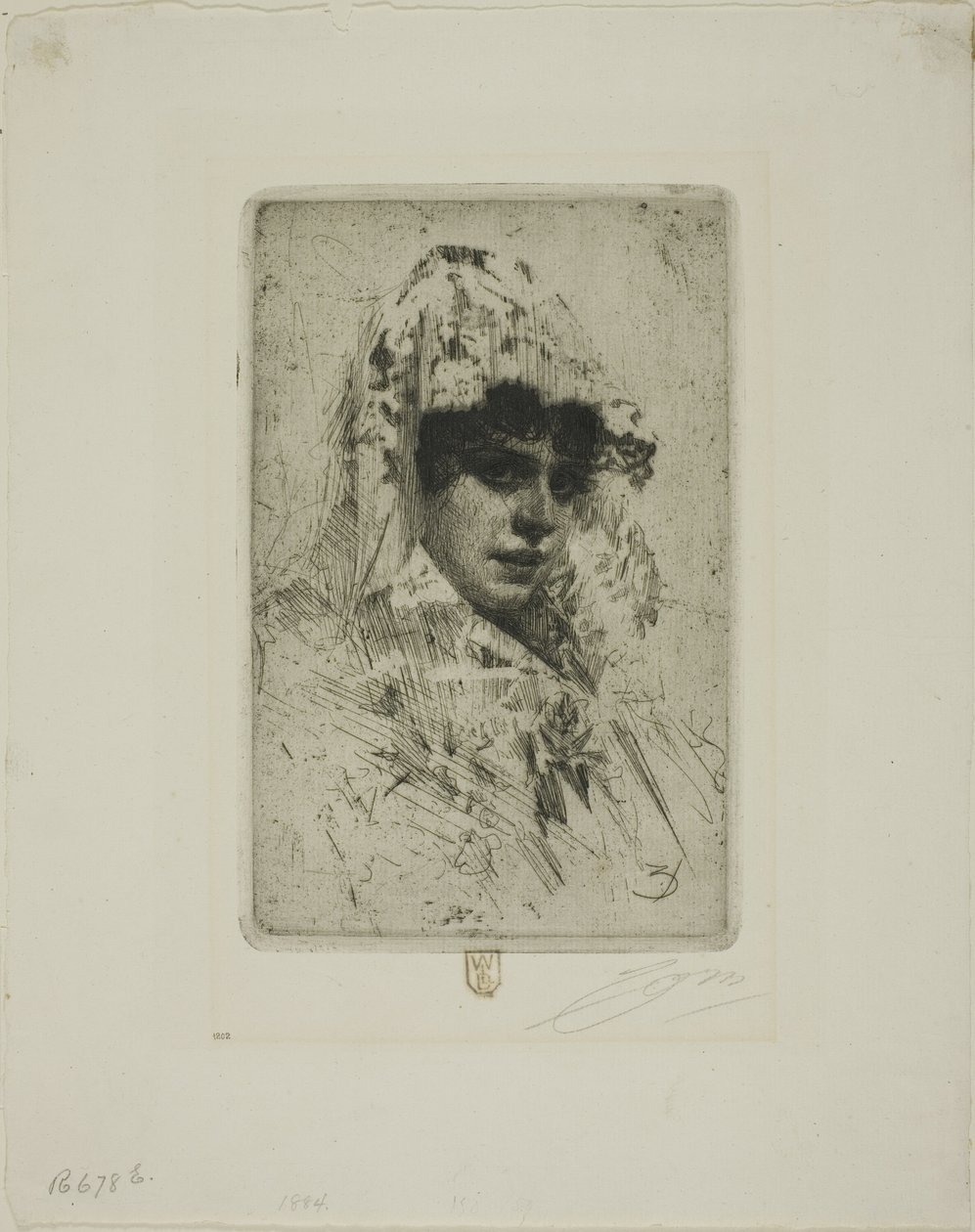 Donna Spagnola da Anders Leonard Zorn