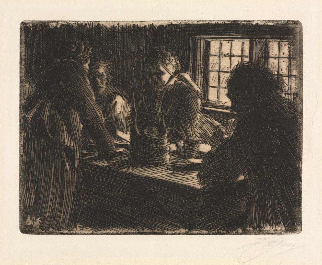 La damigella della sposa da Anders Leonard Zorn