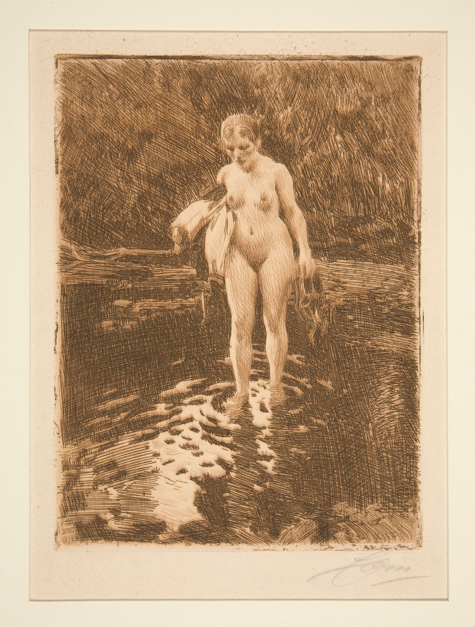 Il guado da Anders Leonard Zorn