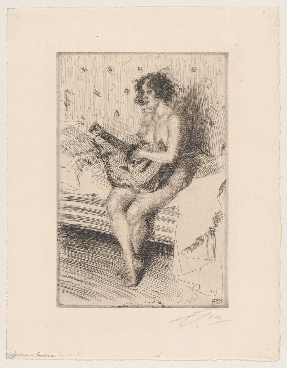 Il chitarrista da Anders Zorn