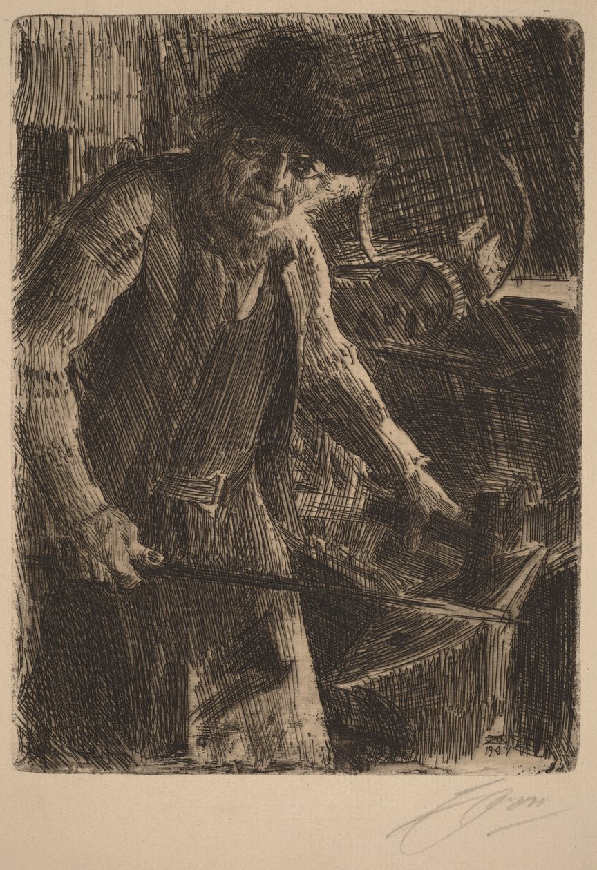 Il maestro fabbro da Anders Zorn